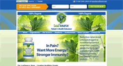 Desktop Screenshot of leafsource.com